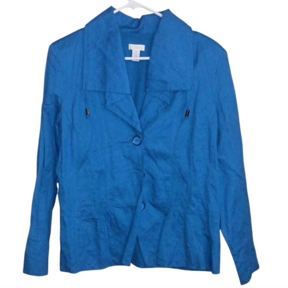 Chico's windbreaker jacket size 2 (US L)